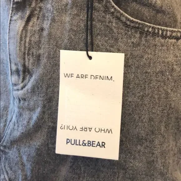 Pull & Bear Gray Fitted Denim Mini Skirt - Picture 12 of 12